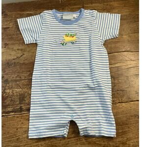Little English Striped Wheelbarrow Jon Jon size 2T